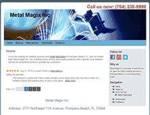 Tablet Screenshot of metalmagix.com